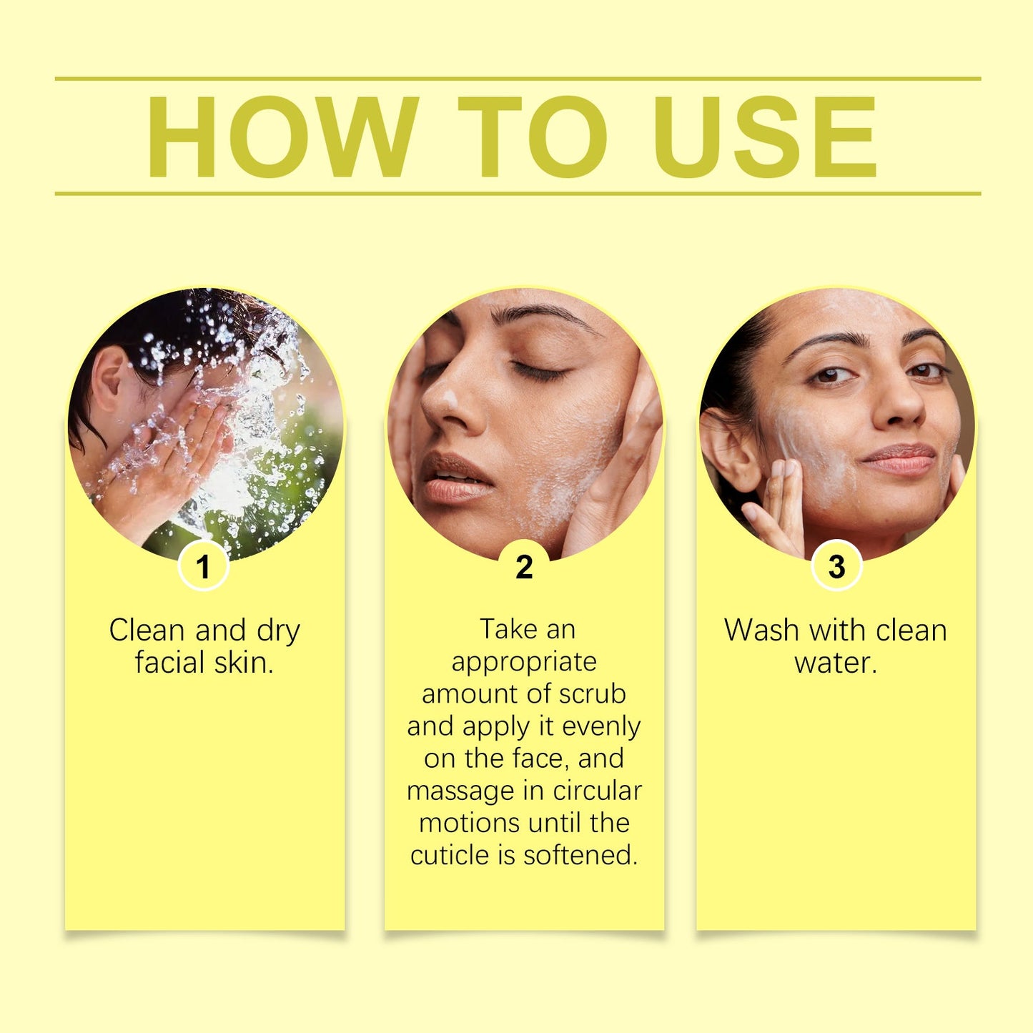 Facial Scrub Gently Cleanses Facial Skin, Exfoliates, Moisturizes, Moisturizes And Brightened - Korvel