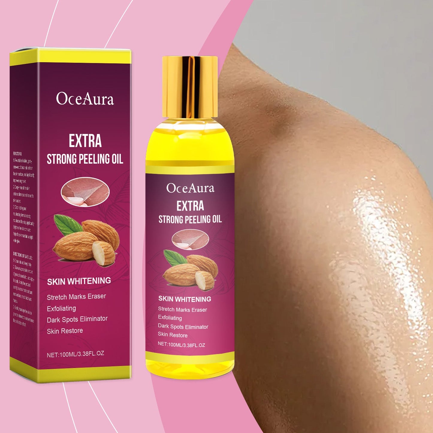 Oceaura Body Exfoliating Oil - Nourishing & Moisturizing