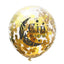 Moon Castle Party Celebrates Latex Balloon Transparent Paper Shard Glitter Balloon Set - Korvel