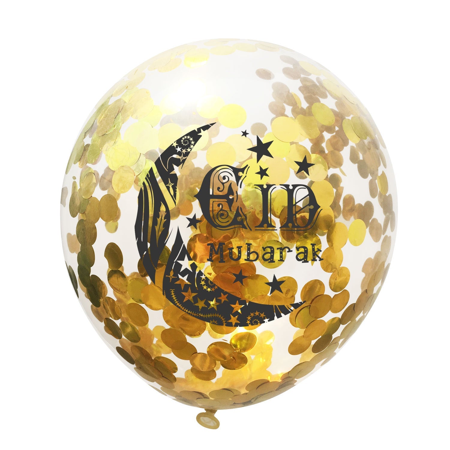 Moon Castle Party Celebrates Latex Balloon Transparent Paper Shard Glitter Balloon Set - Korvel