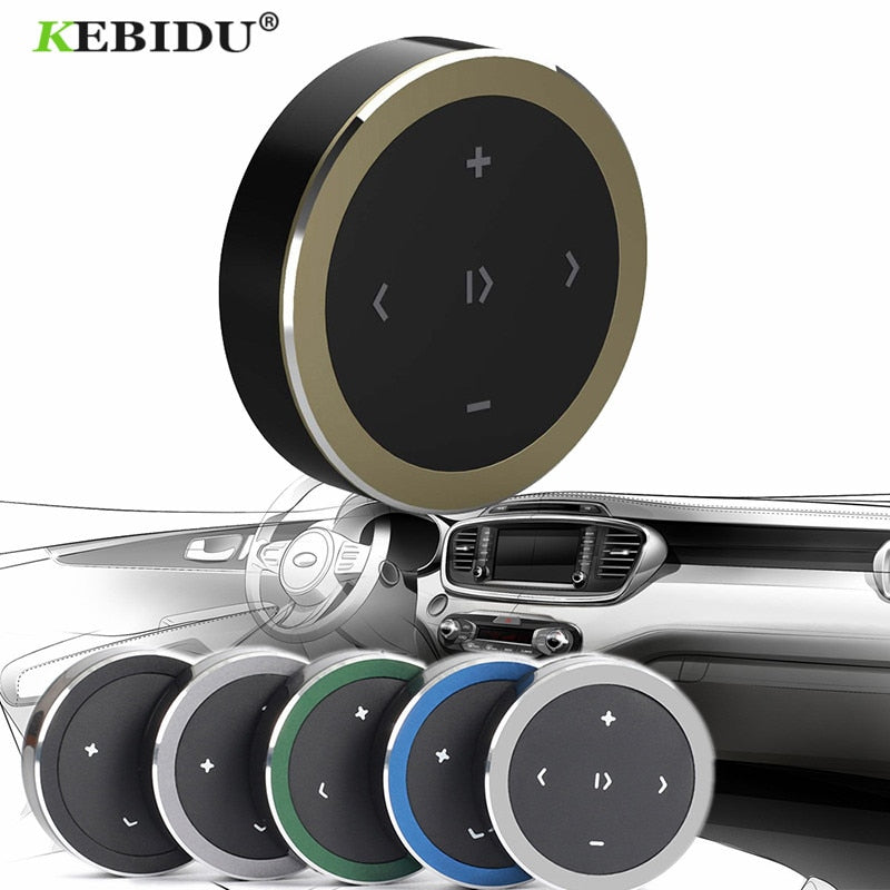 Kebidu Wireless Bluetooth Media Steering Wheel Remote Control