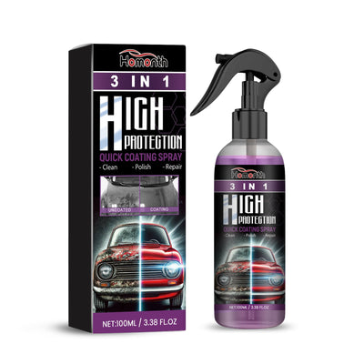HOMONTH 3 In 1 High Protection Quick Coating Spray, Long Lasting Oil Waterproof Antifouling Cleaning Maintenance - Korvel