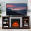 Cherry Colored 18" Fireplace Entertainment Console