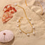 Elegant Pearl 18K Gold-Plated Charm Anklet