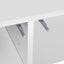 High Glossy Coffee Table with 2 Drawers have RGB Led Light with Buletooth Control - Korvel