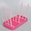 Premium Baby Bottle Drying Rack in Blue & Pink