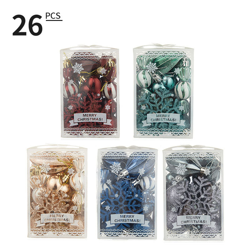 Ensemble de Boules de Noël Alien Peintes Premium - 6 cm