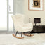 Chaise Berçante Premium en Tissu Cachemire