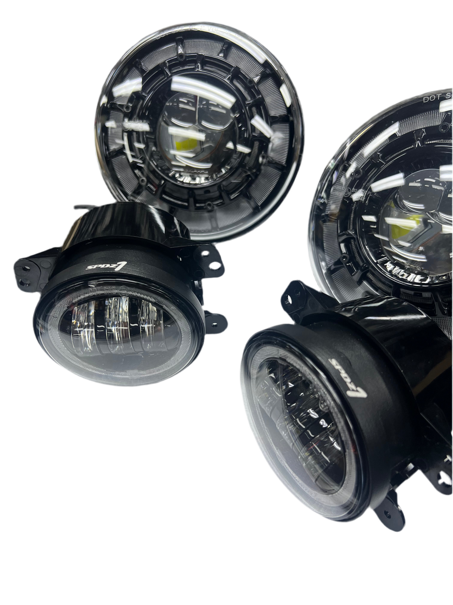 SPDZ1 Oculus 7” RGB LED Headlights & Fog Light Kit