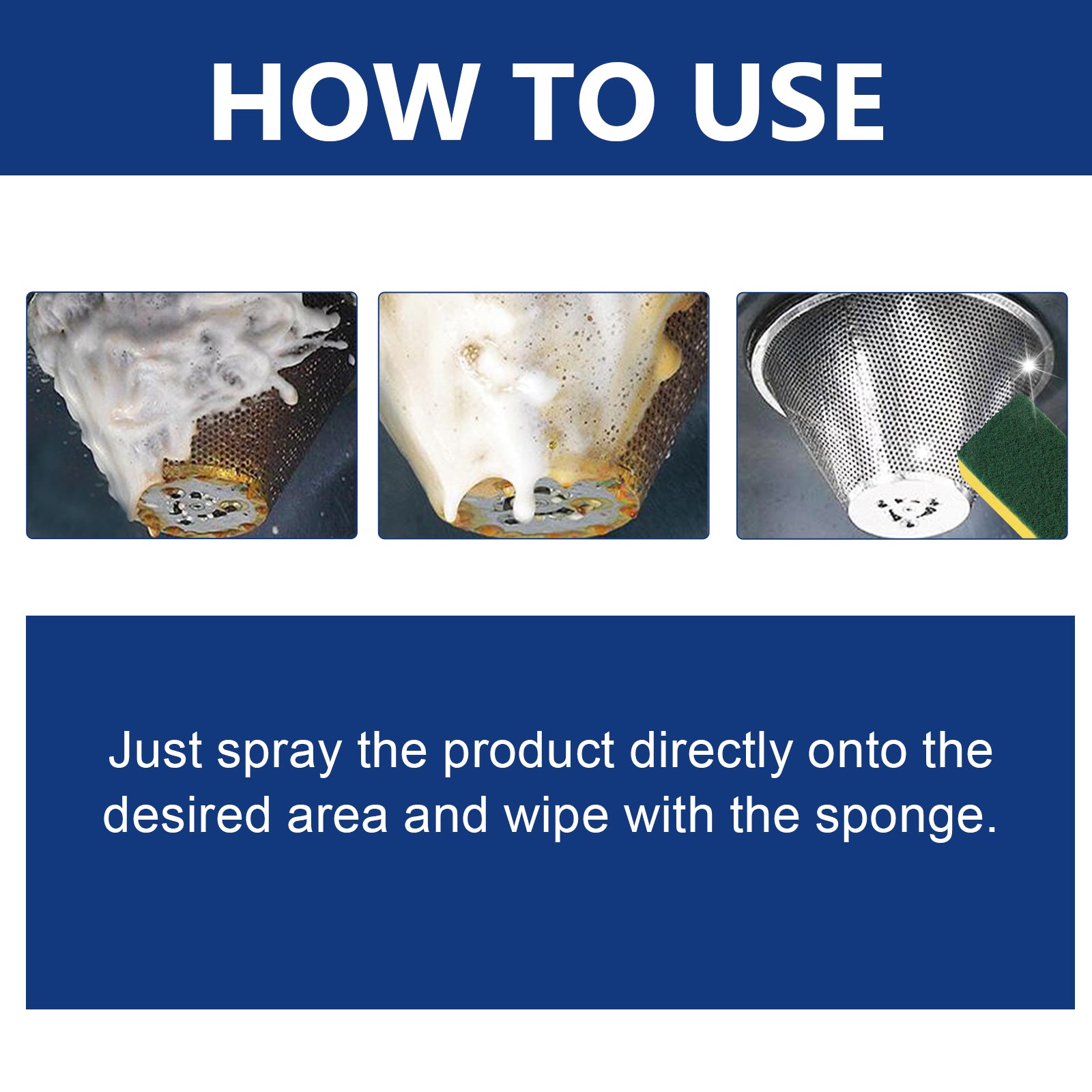 Kitchen Grease Foam Cleaner Range Hood Stove Exhaust Pipe Wall Kitchen Utensils Grease Cleaner - Korvel