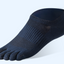 1 pair Pure Cotton Five Finger Short Socks Men Sweat Absorbent Antibacterial Breathable Mesh Boat Socks Running Sports Toe Sock - Korvel