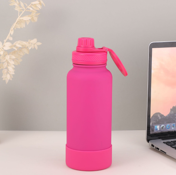 Support de téléphone magnétique et bouteille d'eau en acier inoxydable isolée