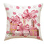 Christmas Pillow Cover - Santa Claus & Snowman Design
