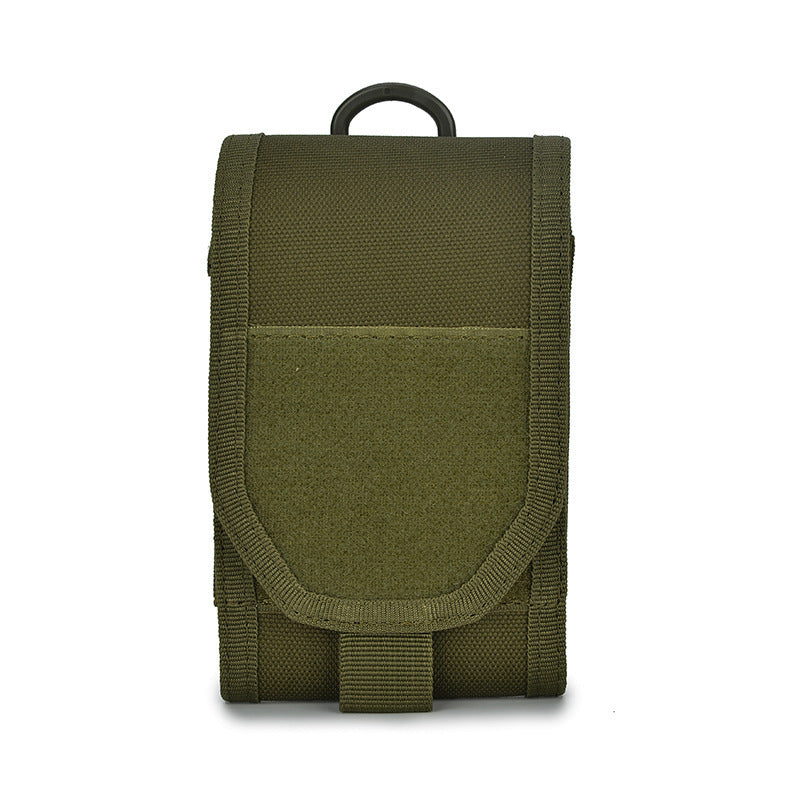 Tactical mobile phone waist bag, belt hanging bag, 6-inch waterproof mobile phone bag, multifunctional tactical accessory bag - Korvel