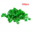 100 Pcs/set 7 Colors Mixed Beads Adjustable Hair Braids Dreadlock Beads Adjustable Hair Braid Rings Cuff Clips Tubes Jewelry - Korvel