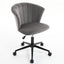 Home Office Chair, Velvet Fabric Swivel Flower Shape Computer Desk Chair for Home Office or Bedroom - Korvel