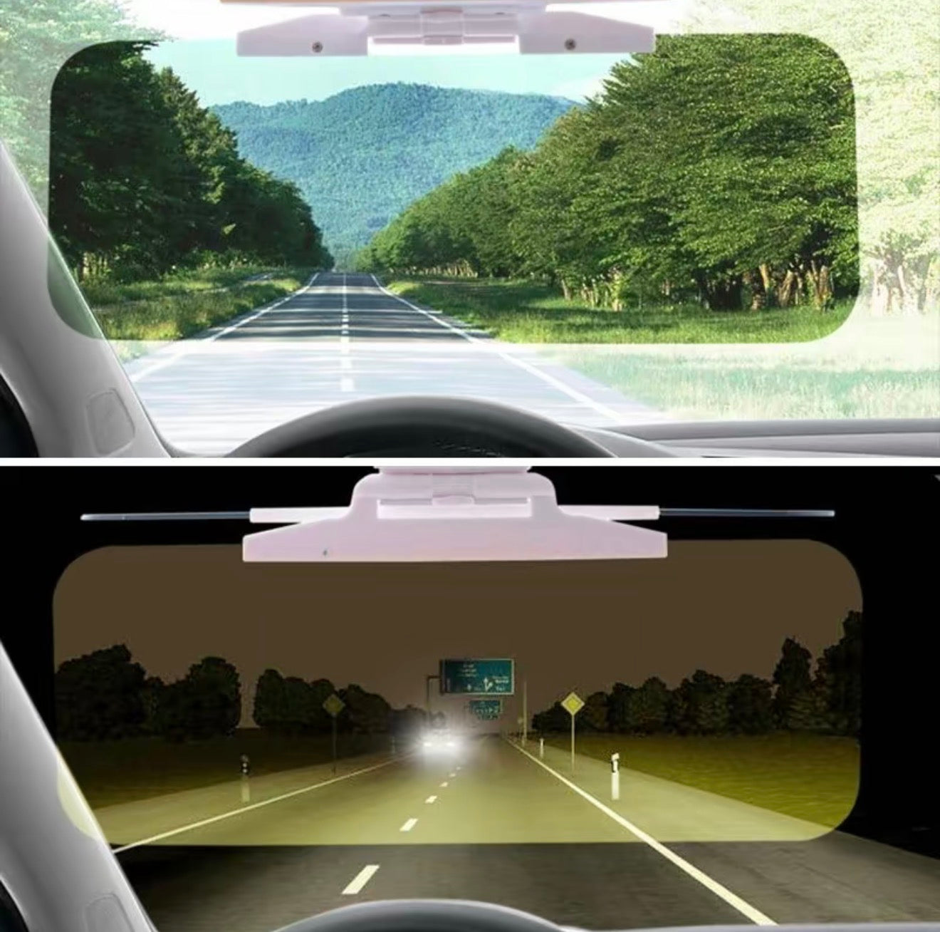 ClearDrive Anti-Glare Visor for Enhanced Driving Comfort