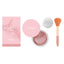 Setting powder with brush， Natural Makeup Light, Delicate Breathable Fit Dry And Wet Dual Use Powder Lasting Makeup - Korvel