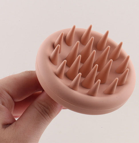 Massage silicone hair brush, head massage comb, scalp cleaning massage brush, hair comb - Korvel