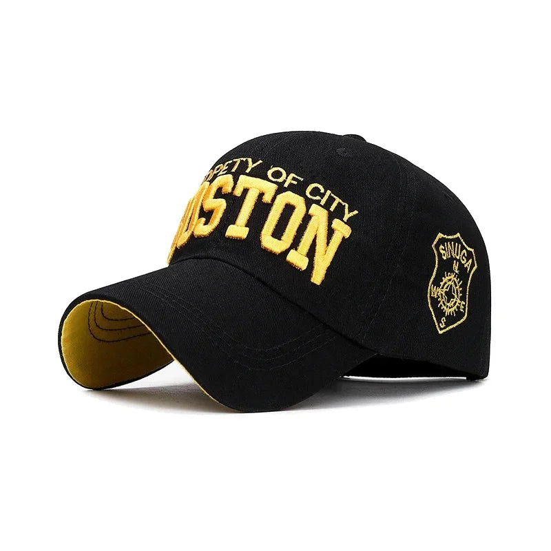 Soft Top Sports Baseball Cap Cotton 3D Embroidery Unisex Snapback Cap Tennis Hat Dad Cap - Korvel