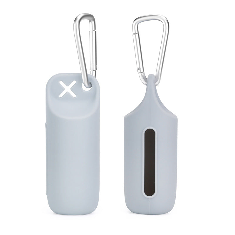 Premium Silicone Dog Poop Bag Holder with Dispenser