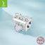 Boîte à trésor en argent charm rétro nœud - perle en argent pur S925