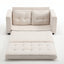Canapé-lit futon convertible 3 plis - Gris foncé, Gris clair et Beige
