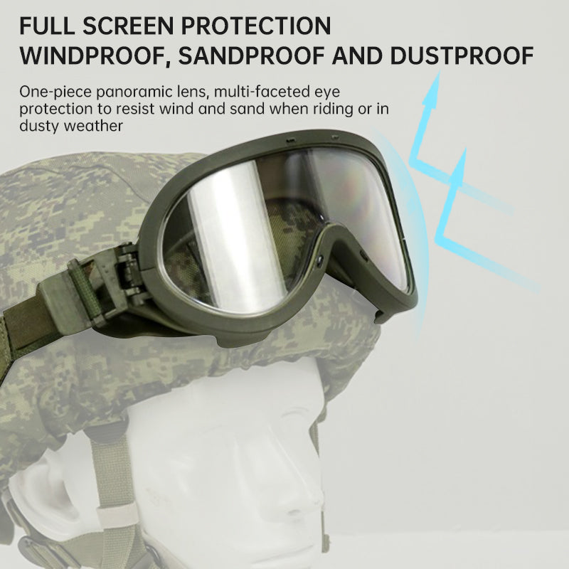 The 6B50 tactical goggles of the Russian military, special forces style, for windproof in outdoor activities. - Korvel