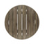 Outdoor 16" Acacia Wood Side Table, Gray Finish - Korvel