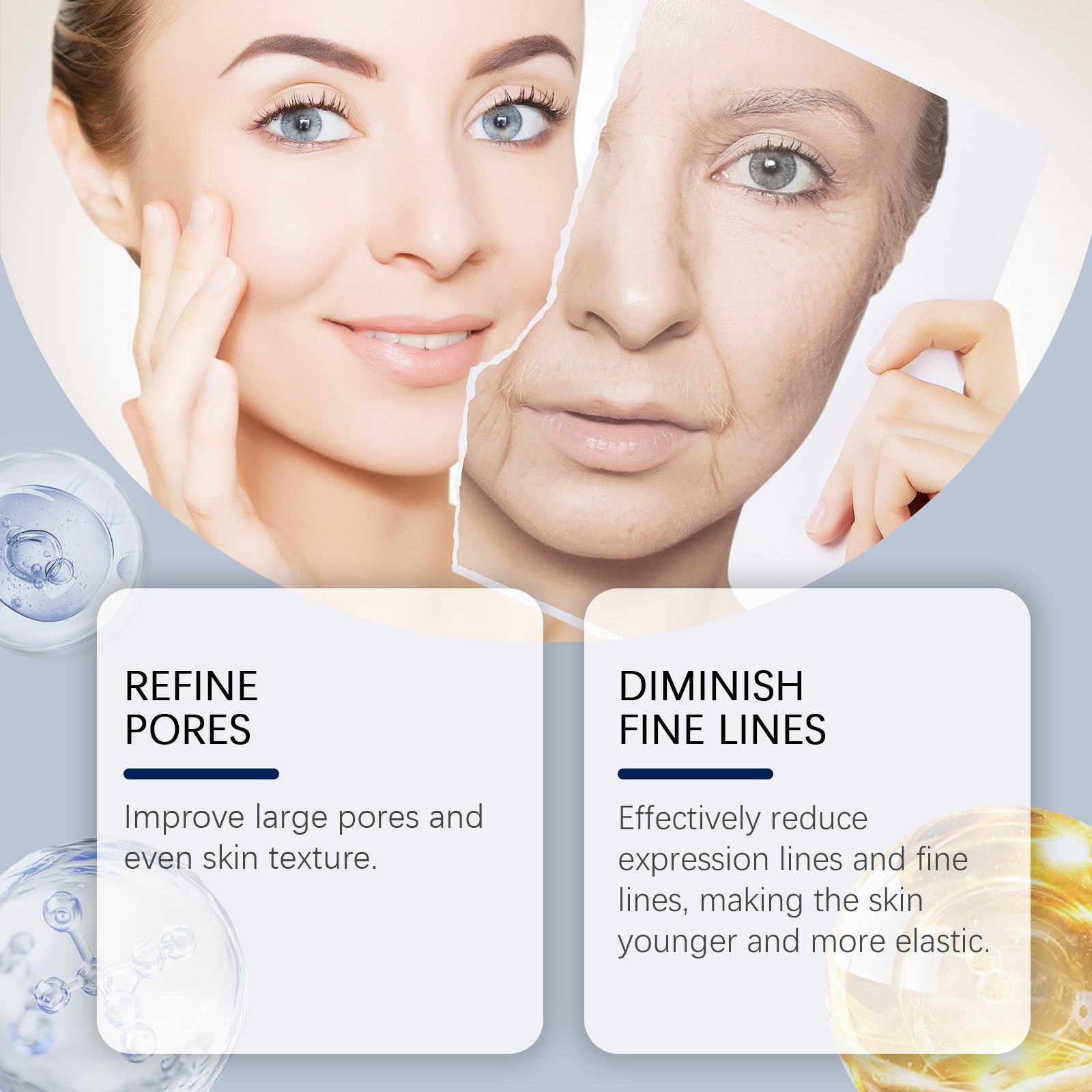 Firming Face Essence Delicate Pores Hydrating And Repairing Moisture To Improve Roughness - Korvel