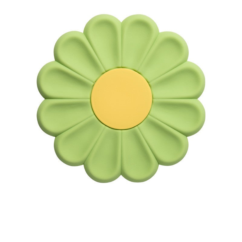 Creative Daisy Flower Household Oil and Heat Resistant Small Fresh Japanese and Korean Bowl and Plate Mats - Korvel