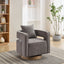 Fauteuil pivotant accent de 29,1"L - Confort moderne en charbon