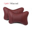 Luxury Linen Car Headrest Pillow - Unisex Neck Rest Cushion