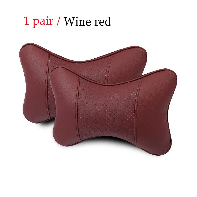 Luxury Linen Car Headrest Pillow - Unisex Neck Rest Cushion