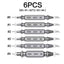 GripOut Screw Extractor Set - 6-Piece Tool Kit
