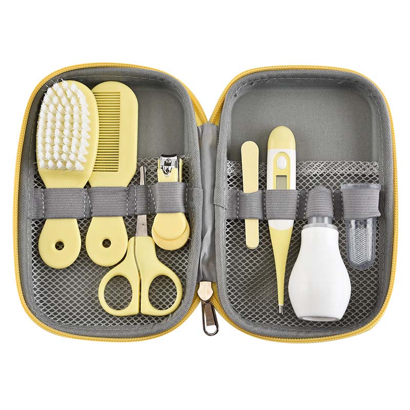 8pcs/set Baby Nail Scissors Clipper Portable Infant Child Healthcare Tools Sets Newborn Grooming Care Kits for Toddler Gift - Korvel