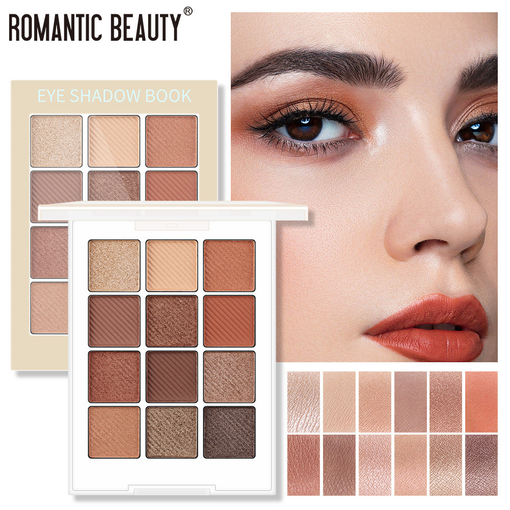 Romantic Beauty 12-Color Eye Shadow Palette