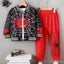 Spider Baseball Collar Top and Pants Set