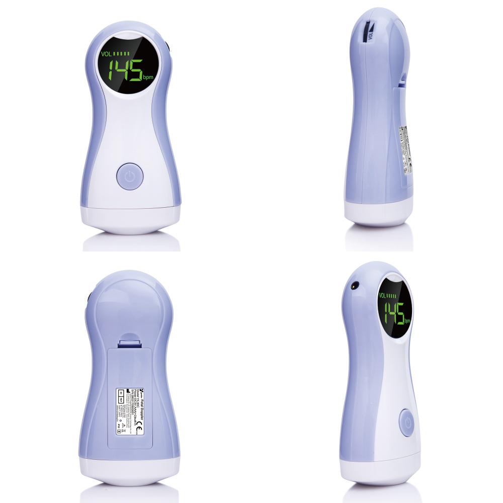 Yongrow Fetal Doppler Baby Monitor LCD Display Portable Baby Heart Rate Monitor With Earphone YK-90C For Pregnant Women - Korvel