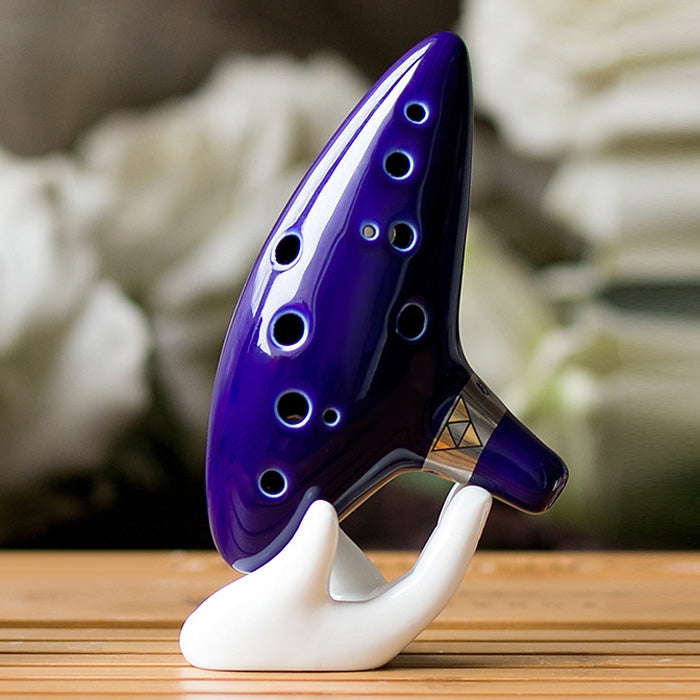 Ocarina Alto C en céramique - 12 trous design Legend of Zelda