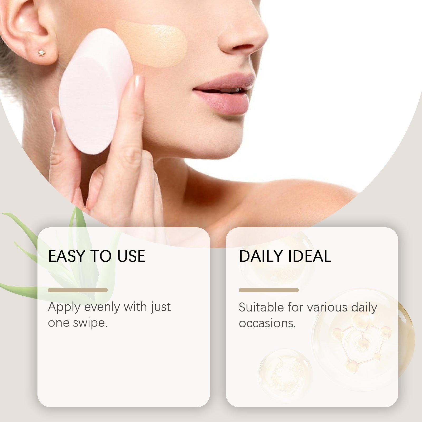 Warm Color Changing Liquid Foundation, Brightening And Easy Natural Concealer Light Base Makeup Skin Tone Pure And Moisturizing Liquid Foundation - Korvel