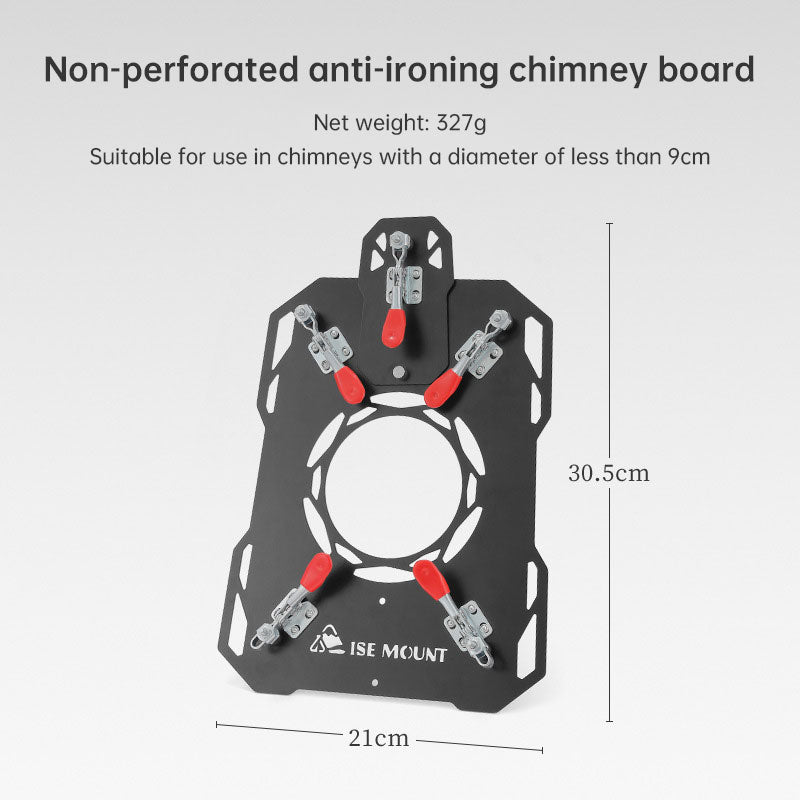 Aluminum Alloy Chimney Anti-Scald Plate for Outdoor Tents