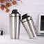 protein shaker bottle 304 stainless steel single layer sports cup shaker with lids and shake ball - Korvel