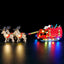 LEGO-Compatible Building Block Lighting for Santa Claus Sled