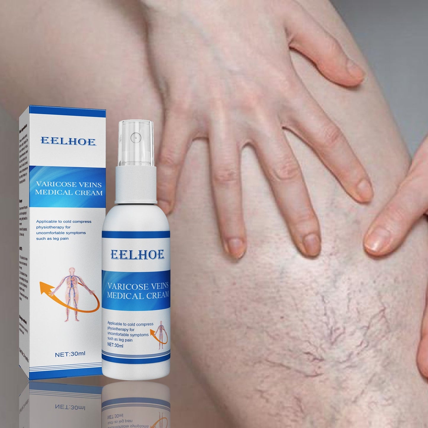 Intravenous Massage Spray For Varicose Veins Relief And Earthworm Leg Blood Vessel Bulge Pain Spray - Korvel