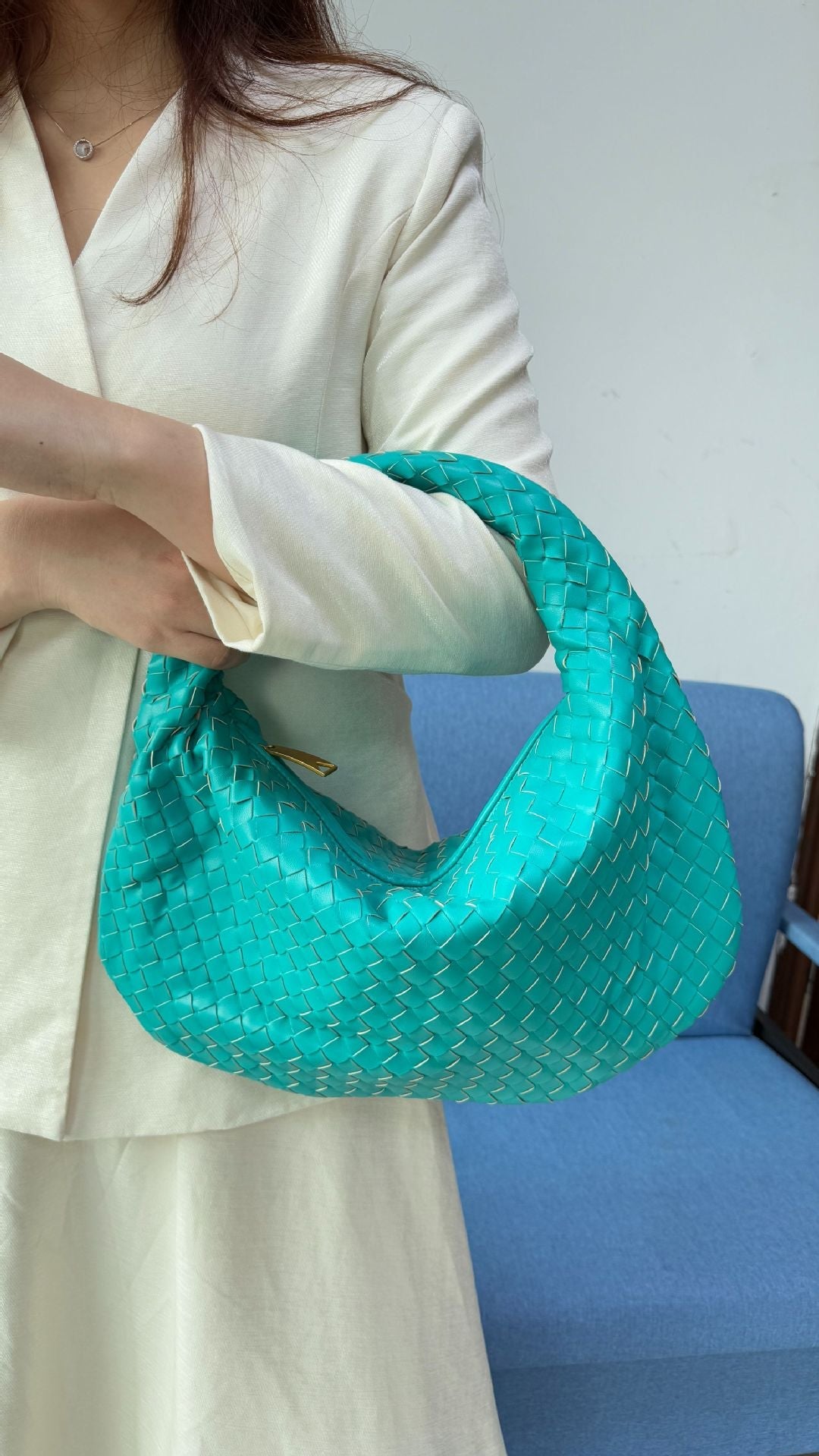 Premium Large Women's Woven Shopper Bag