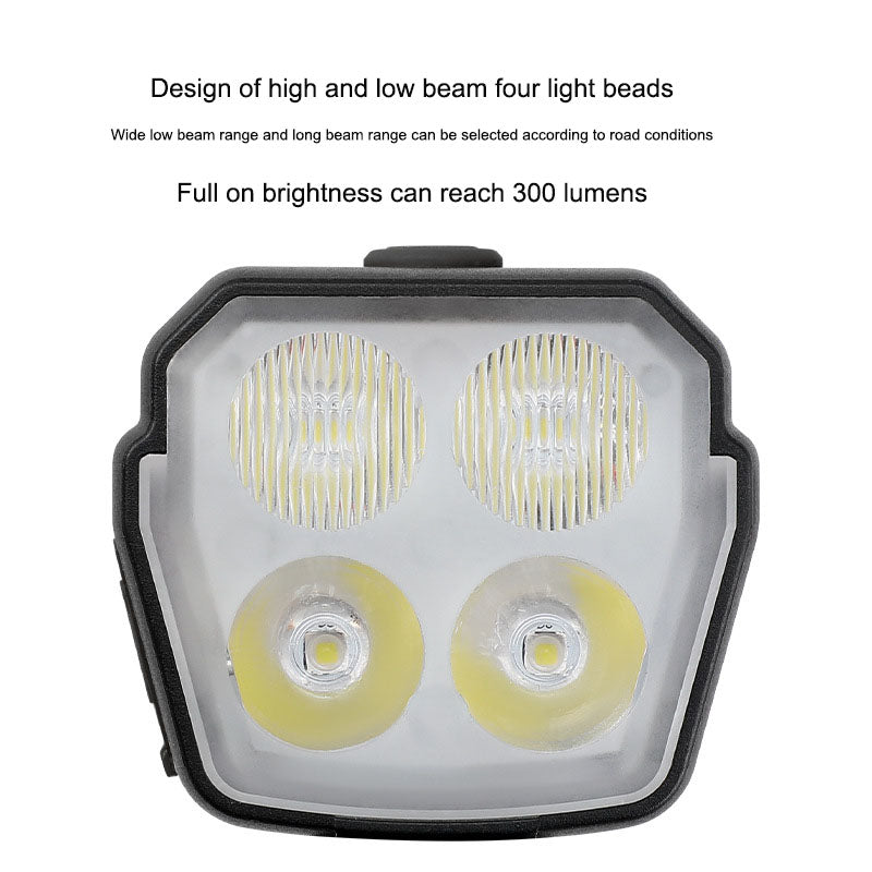 2-in-1 Bike Horn and High-Intensity Headlight