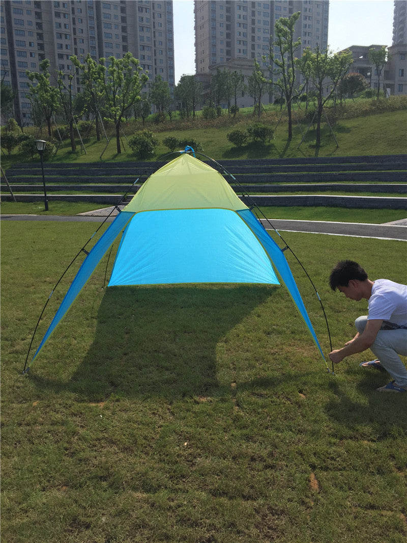 Pop Up Beach Tent Sun Shade Shelter Anti-UV Shelter Fully Automatic Folding Camping Tent - Korvel
