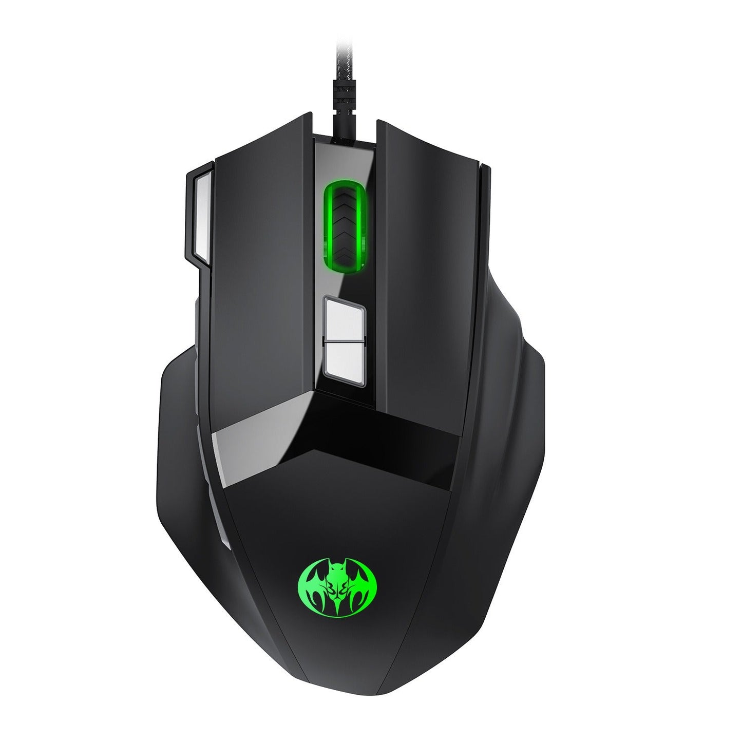 Illuminated USB Wired Optical Gaming Mouse with 8 Buttons
