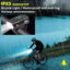 Rechargeable bicycle cycling night light USB light T6 light Strong flashlight Mountain bike front and rear light accessories - Korvel